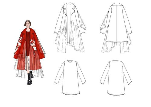 破茧成蝶 2021 i原创服装设计新势力大赛入围作品效果图全案赏析